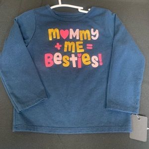 Mommy & me bestie shirt size 18m